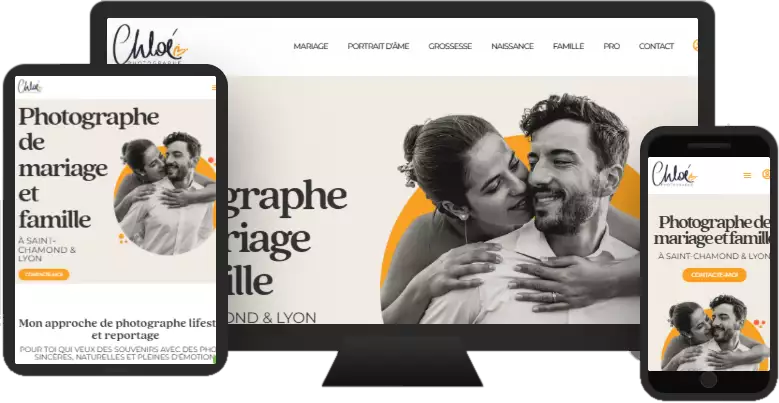 Aperçu du site web CS FEELING PHOTOGRAPHIE - BUERA SORBE - vitrine réalisé par Sycow Solutions