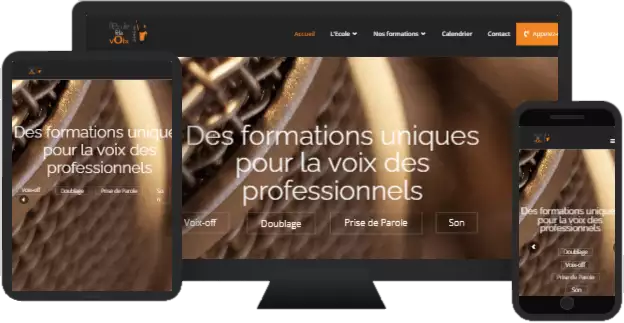 Aperçu du site web VOXPOPULI - vitrine réalisé par Sycow Solutions