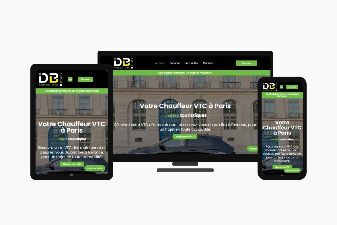 Green VTC, chauffeur VTC à Paris