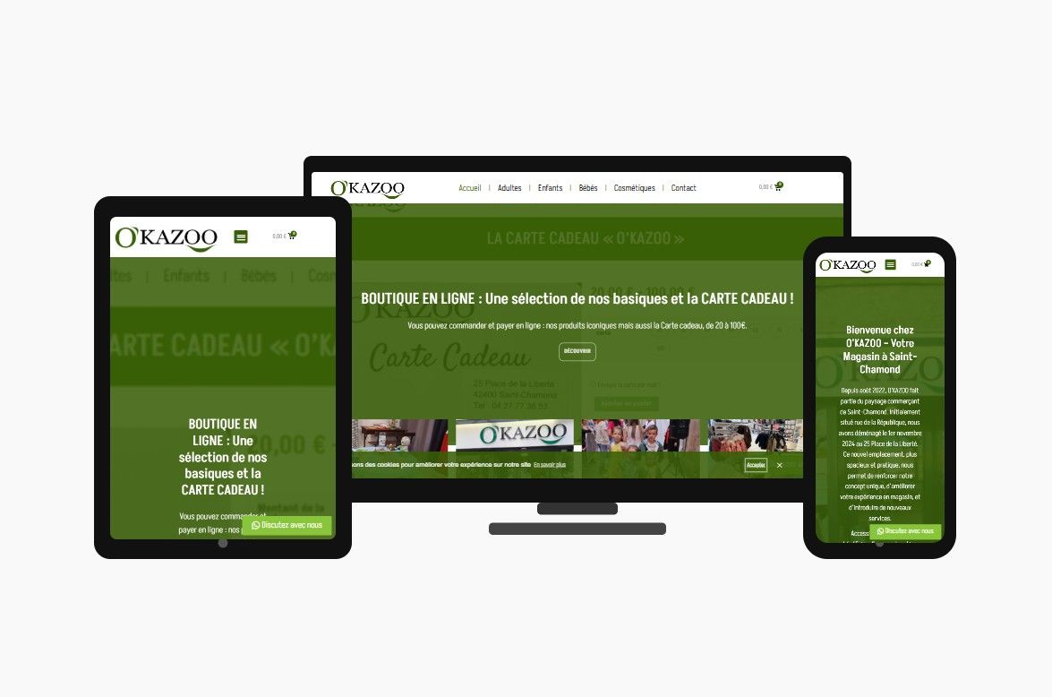 O Kazoo, boutique de prêt à porter enfants & adultes à Saint-Chamond